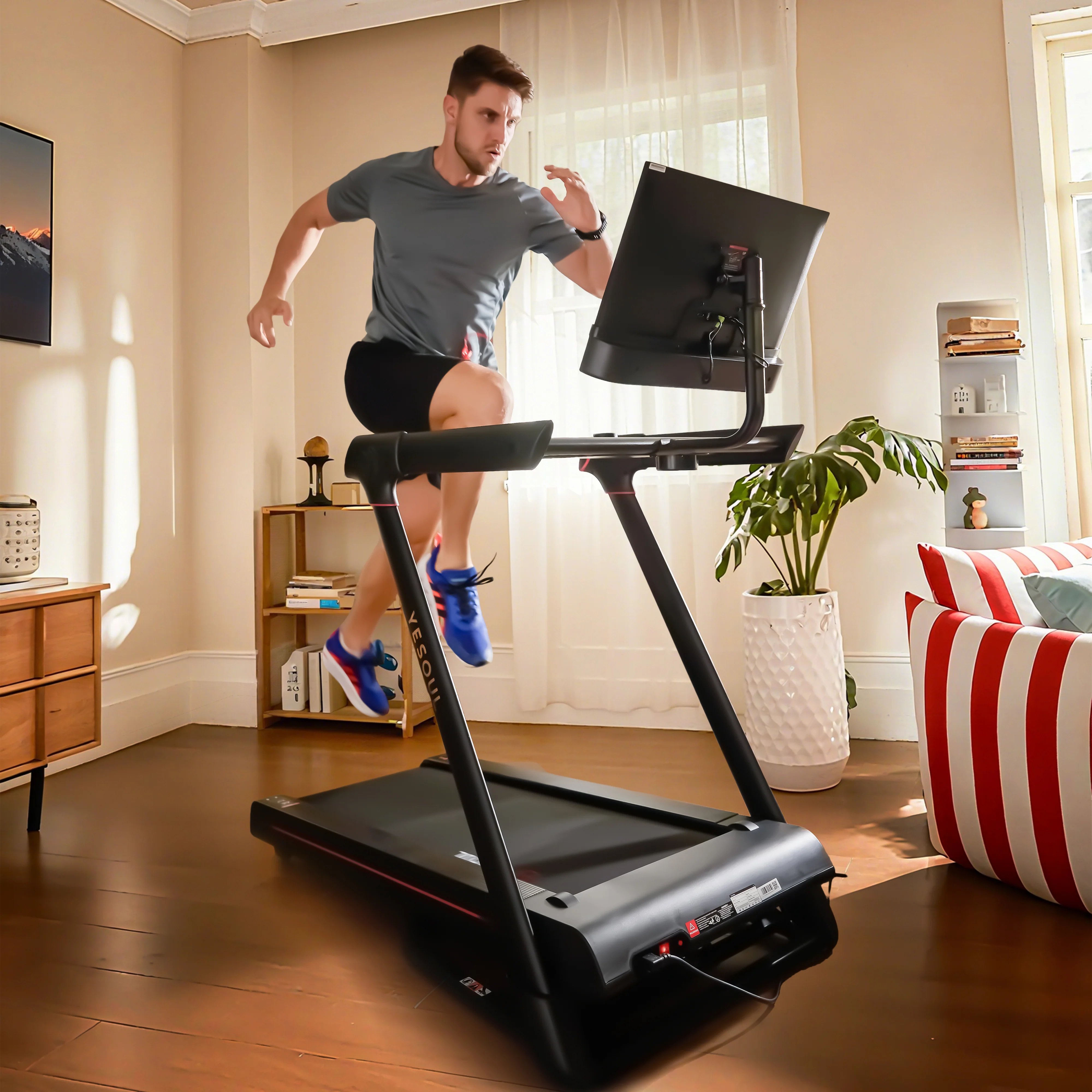 Yesoul T3S Plus 10% Auto-Incline Treadmill - Image 4