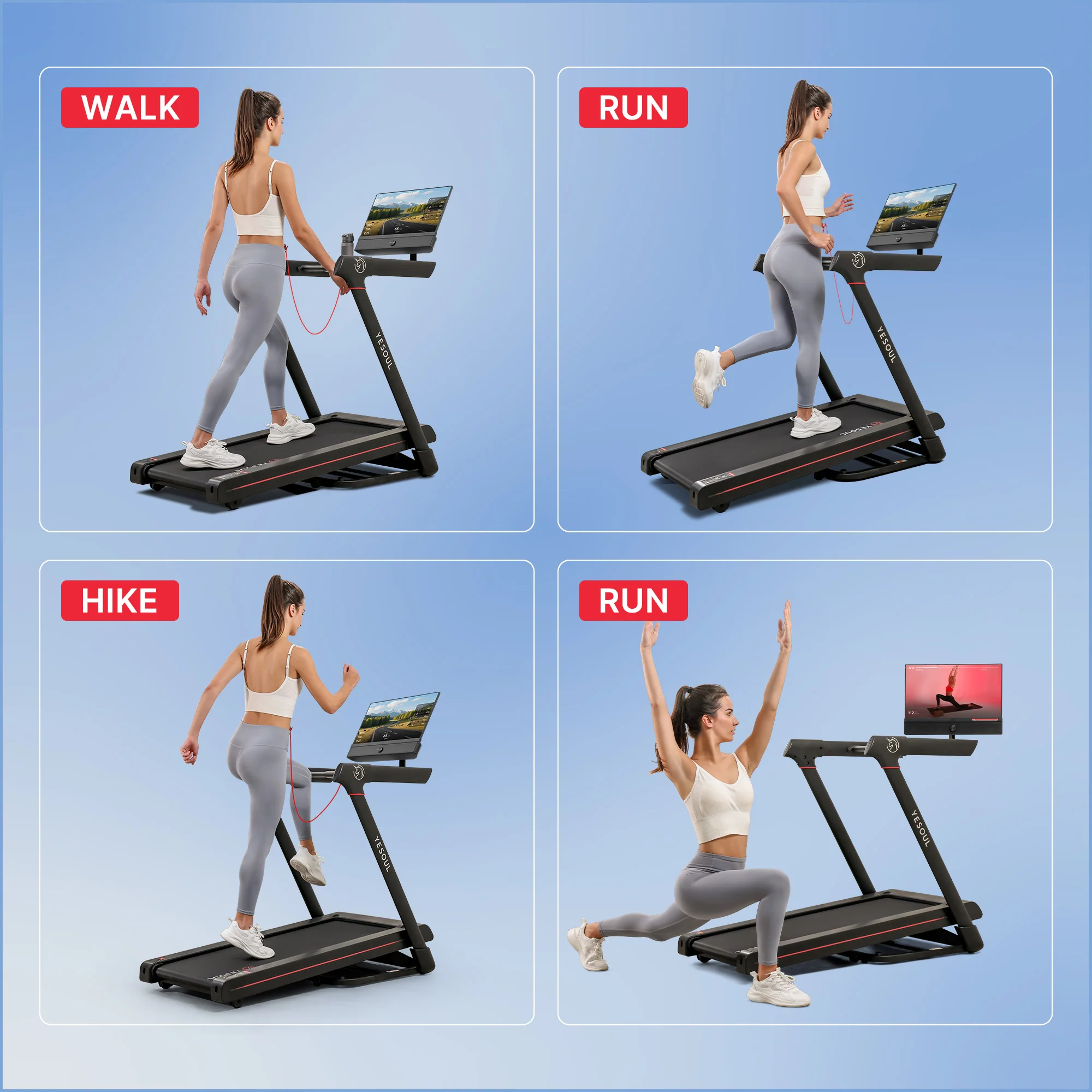 Distributor Yesoul T3S Plus 10% Auto-Incline Treadmill (not for customer) - Image 10