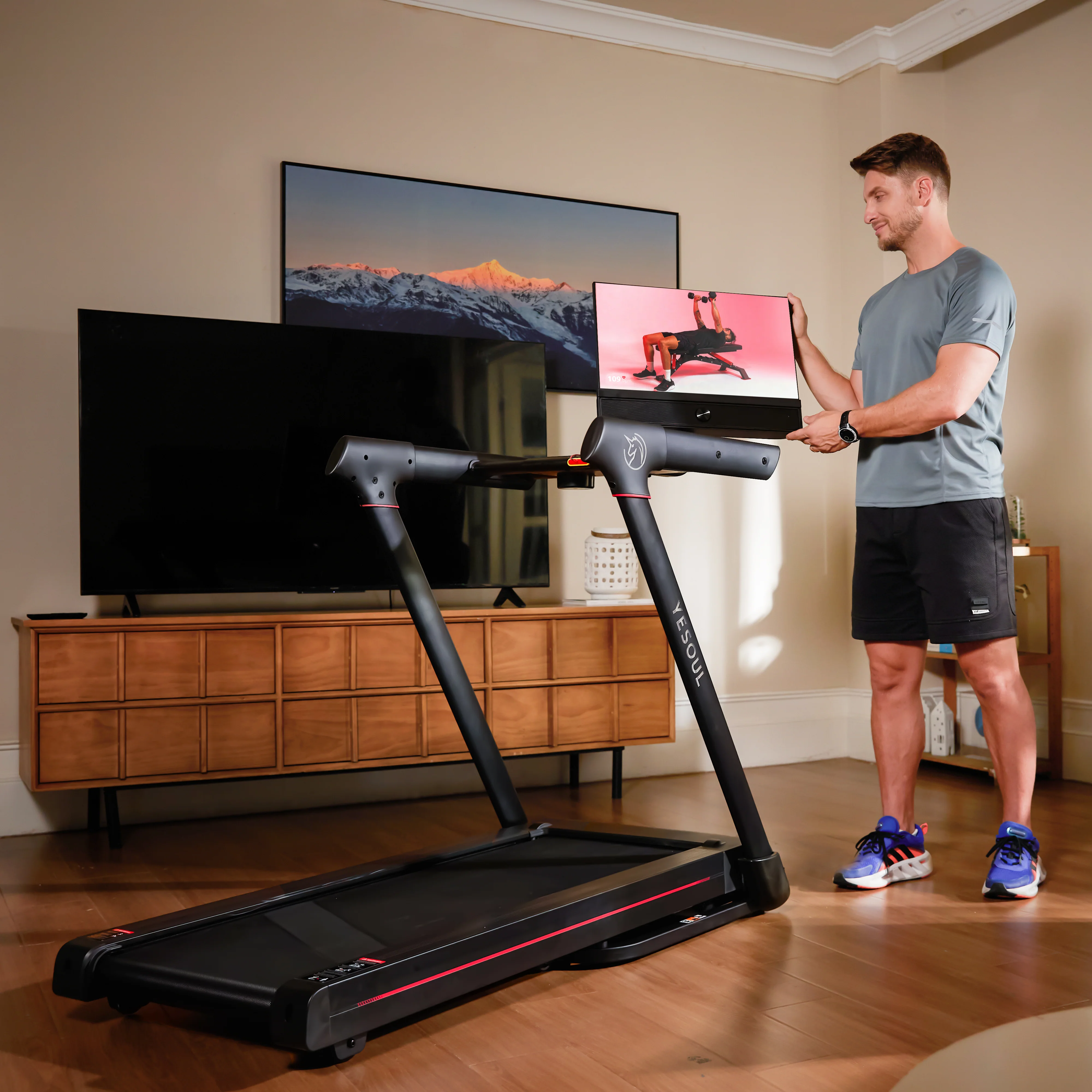 Yesoul T3S Plus 10% Auto-Incline Treadmill - Image 4